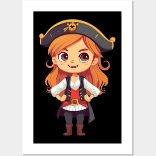 Birthday Party - Pirate Girl Posters and Art